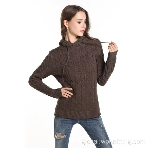 pullover ladies cotton twill formal knitwear Supplier